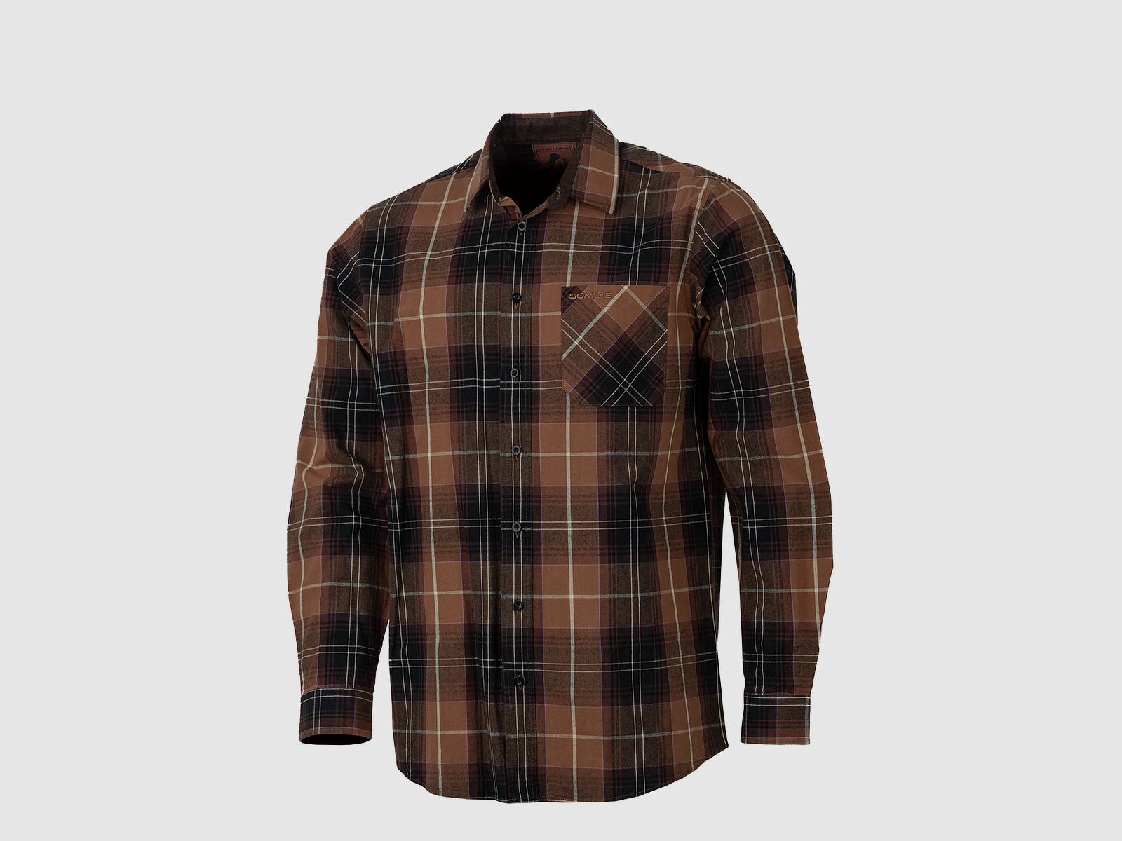 Camicia 518/M A quadri Verde, immagine 3 di 4