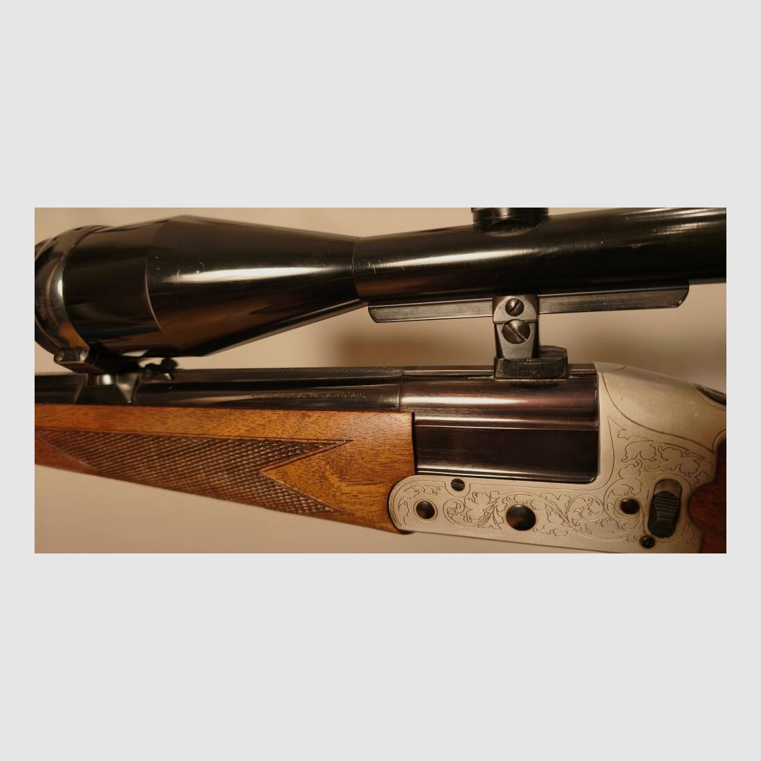 Heym 22S BBF rifle combinado .222RemMag 16/70 con mira Swarovski 8x56