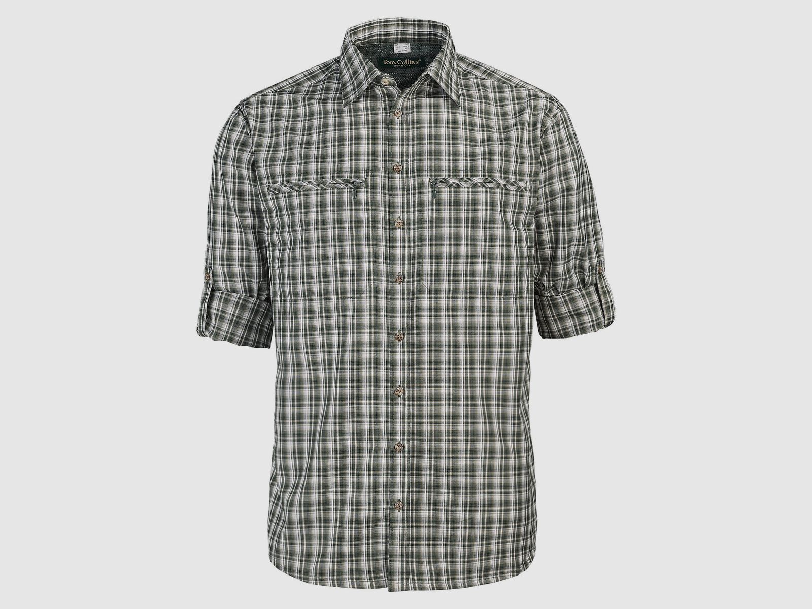 Tom Collins Herren-Funktions-Langarmhemd