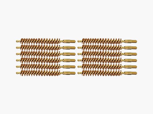 12 Laufbürsten Bronze 8mm Langwaffen