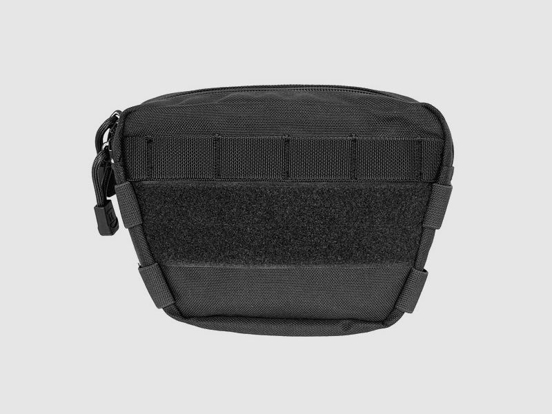 Drop Down Under Zip Pouch for Plate Carrier - Black [8FIELDS]