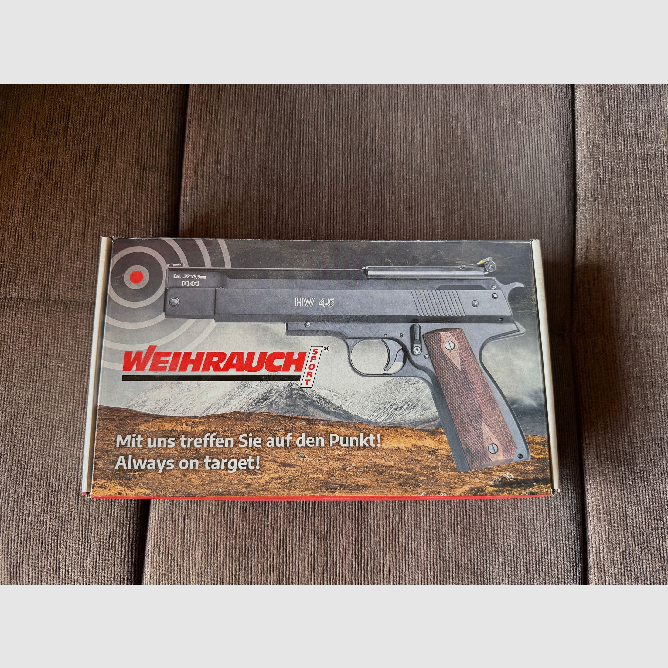 Weihrauch HW 75 pistolet pneumatyczny w stanie jak nowy