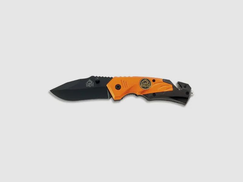 Couteau de secours PUMA TEC à une main (orange)
