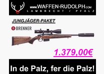 Brenner Komplettset, Brenner BR20 Holzschaft in .308, inkl. Optik und SD NICHT nur für Jungjäger!
