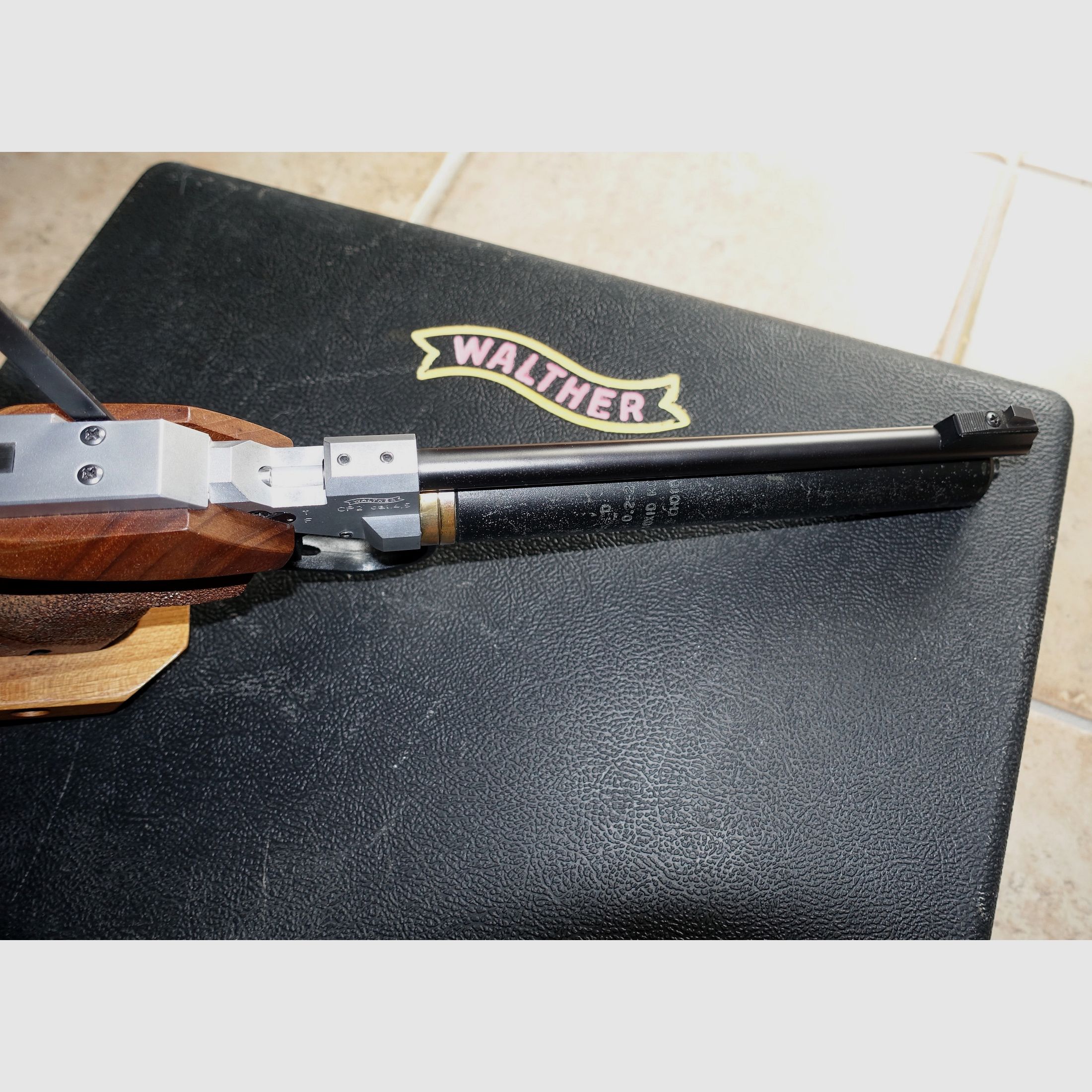 Walther CP2 Matchpistole mit Koffer