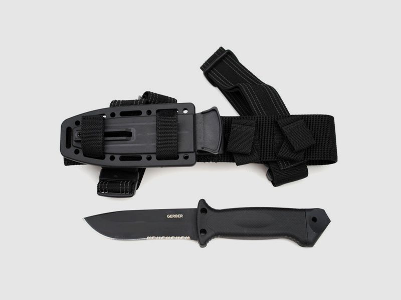 Modell LMF II Drop Point Serrated Edge Infantry Black (Mod. 22-01629) - New Version, Bild 2 von 4