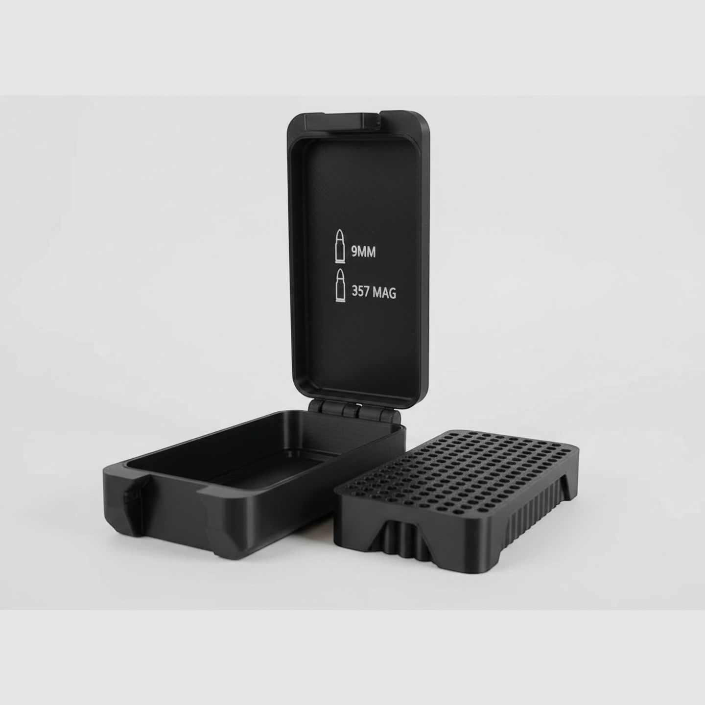 Filamelt Munitionsbox / 22 LR - .22 LFB / 'Klapp- / Rastdeckel' / Patronenbox, Ammo Box