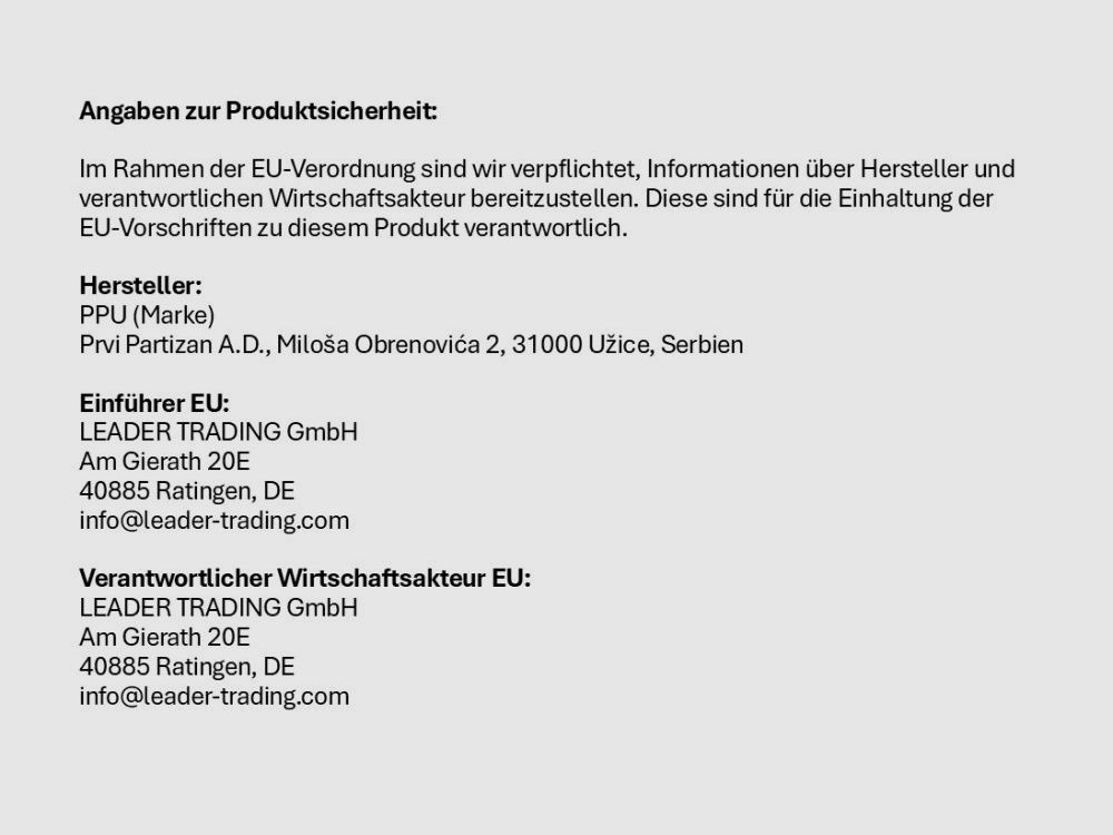 Prvi Partizan Patrone .223Rem Prvi Partizan 75grs HPBT VE 20 Patronen (A-495) Match/ 4,86g Hohlspitz-Torpedoheck-Match