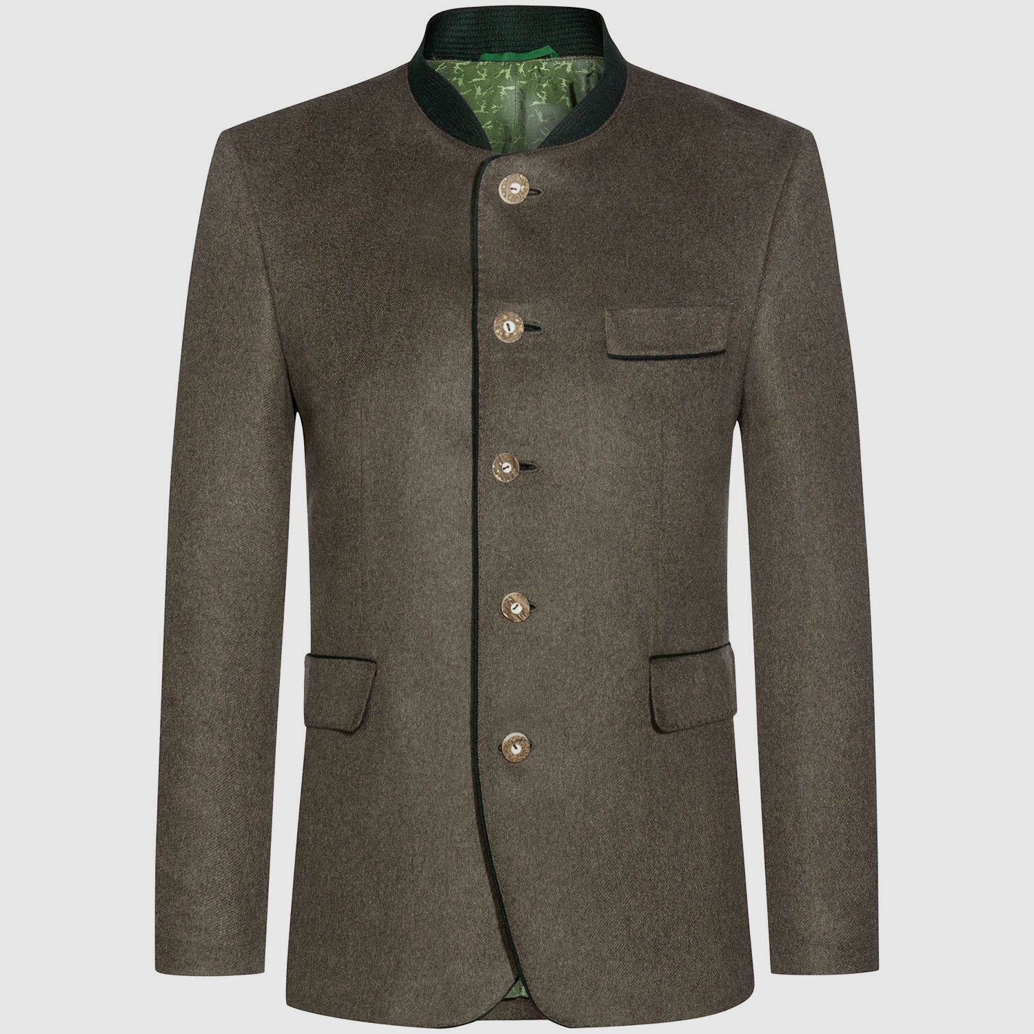 Habsburg Giacca in Cashmere Johann Karl in Verde Muschio, immagine 1 di 2