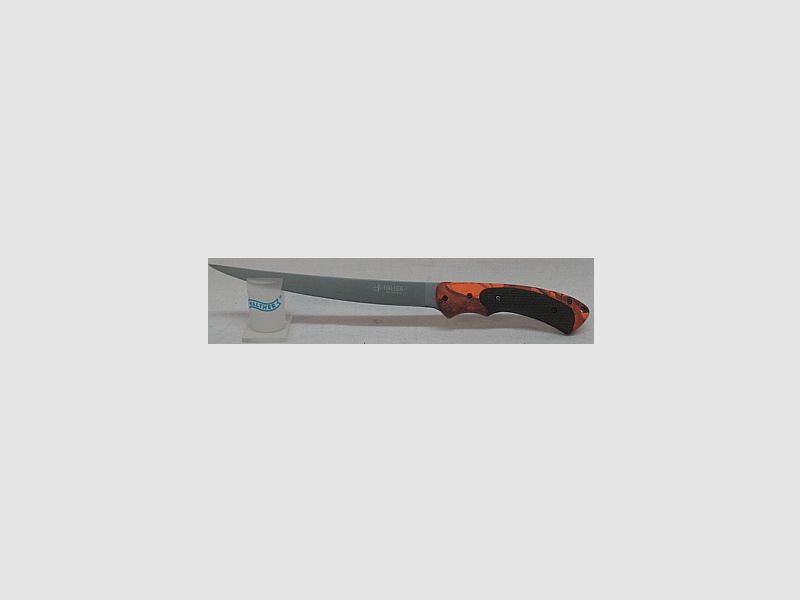 Filetiermesser roter Griff - 17,5cm Klinge