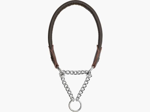 Hundehalsung Leder Braun Braun S