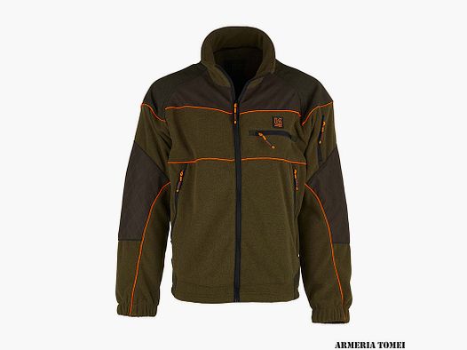 UNIVERS – JACHTJACK PIEVE FLEECE GROEN/ORANJE
