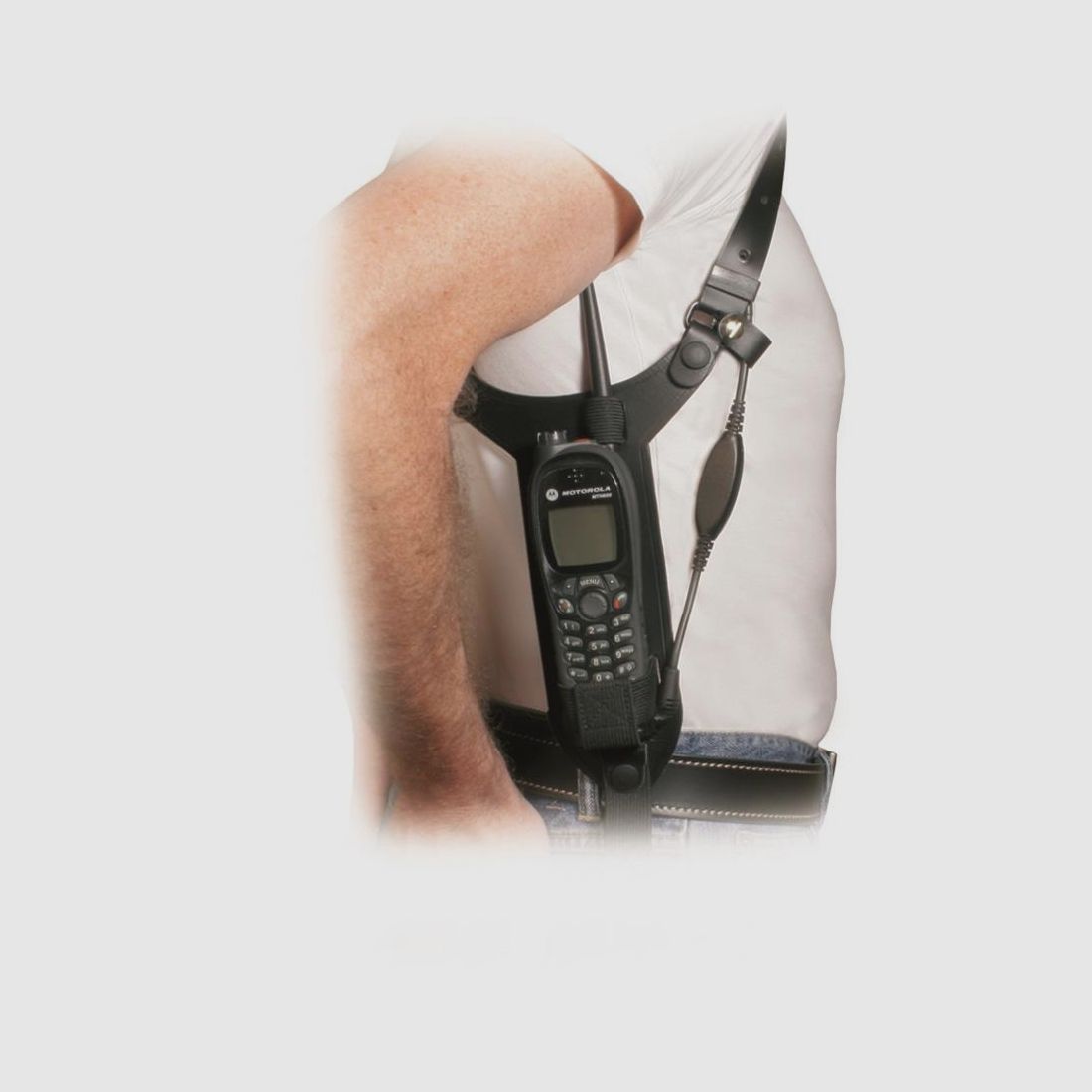 Schulterholster System Radiocase Schwarz- MTH 650/850