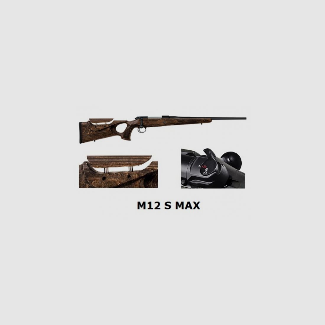 Mauser M12 MAX (manual cocking) muzzle thread repeating rifle