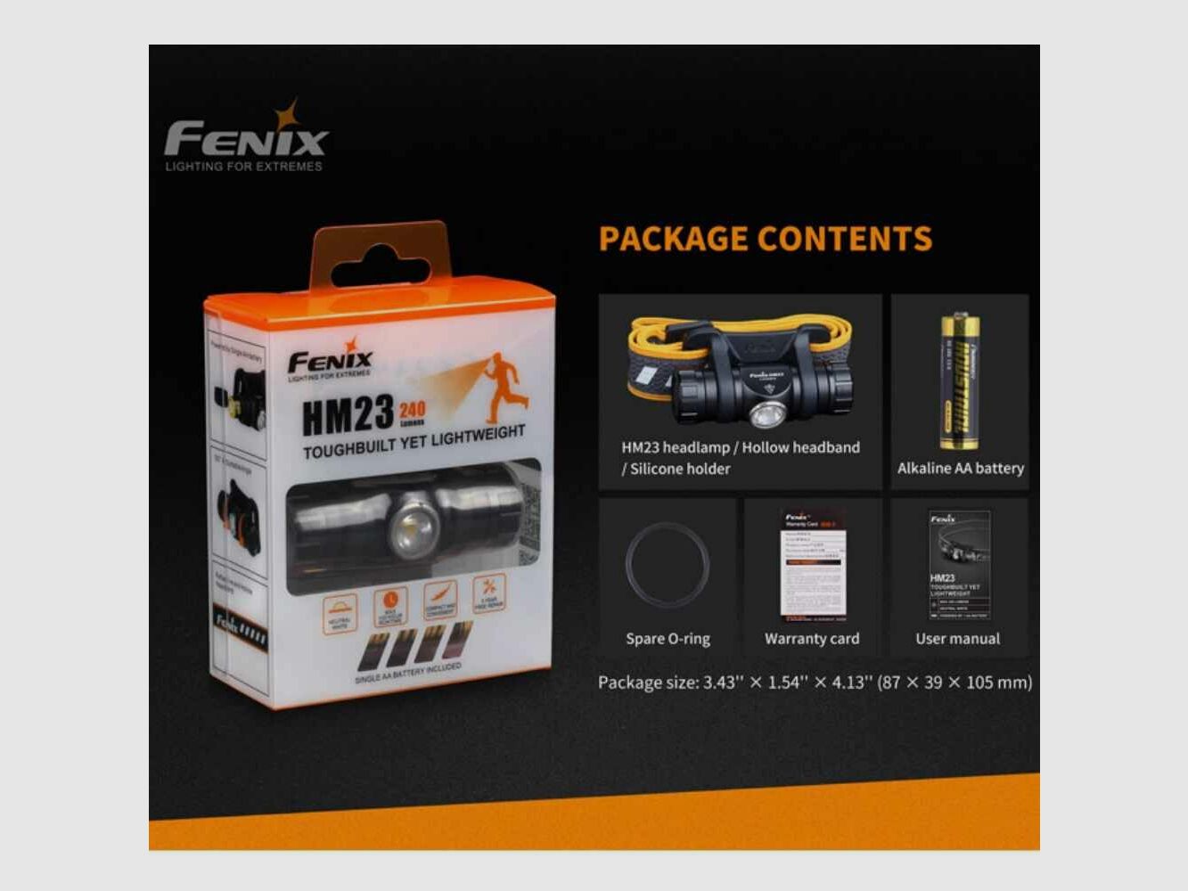 Fenix Torcia frontale Fenix HM23