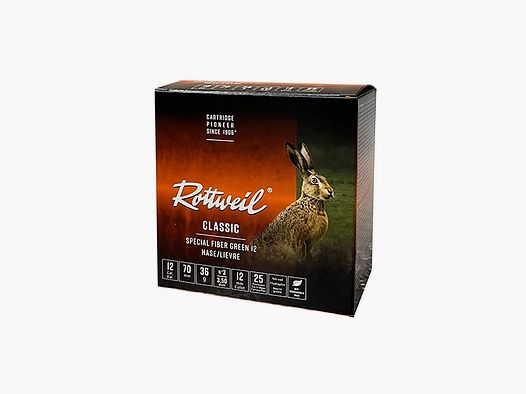 12/70 Rottweil Hase No. 3 / 3.5mm – 36g – 25 Stk.