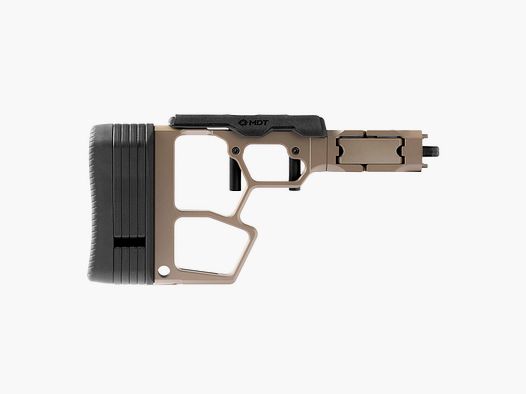 MDT Buttstock – Skeleton Rifle Stock – XTN Interface – SRS-XF Premier – FDE
