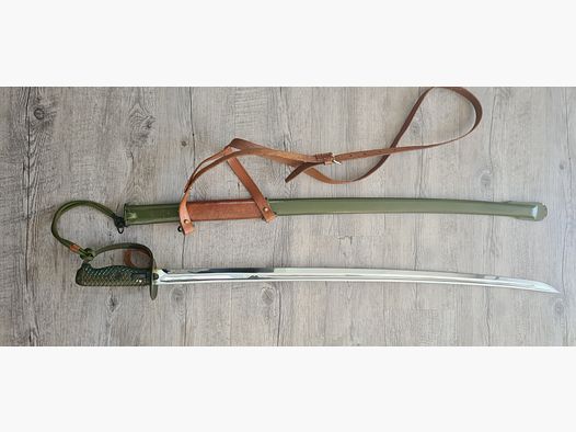 Typ 65 Kavallerie Säbel Schwert Edelstahl Klinge Stahlmantel
