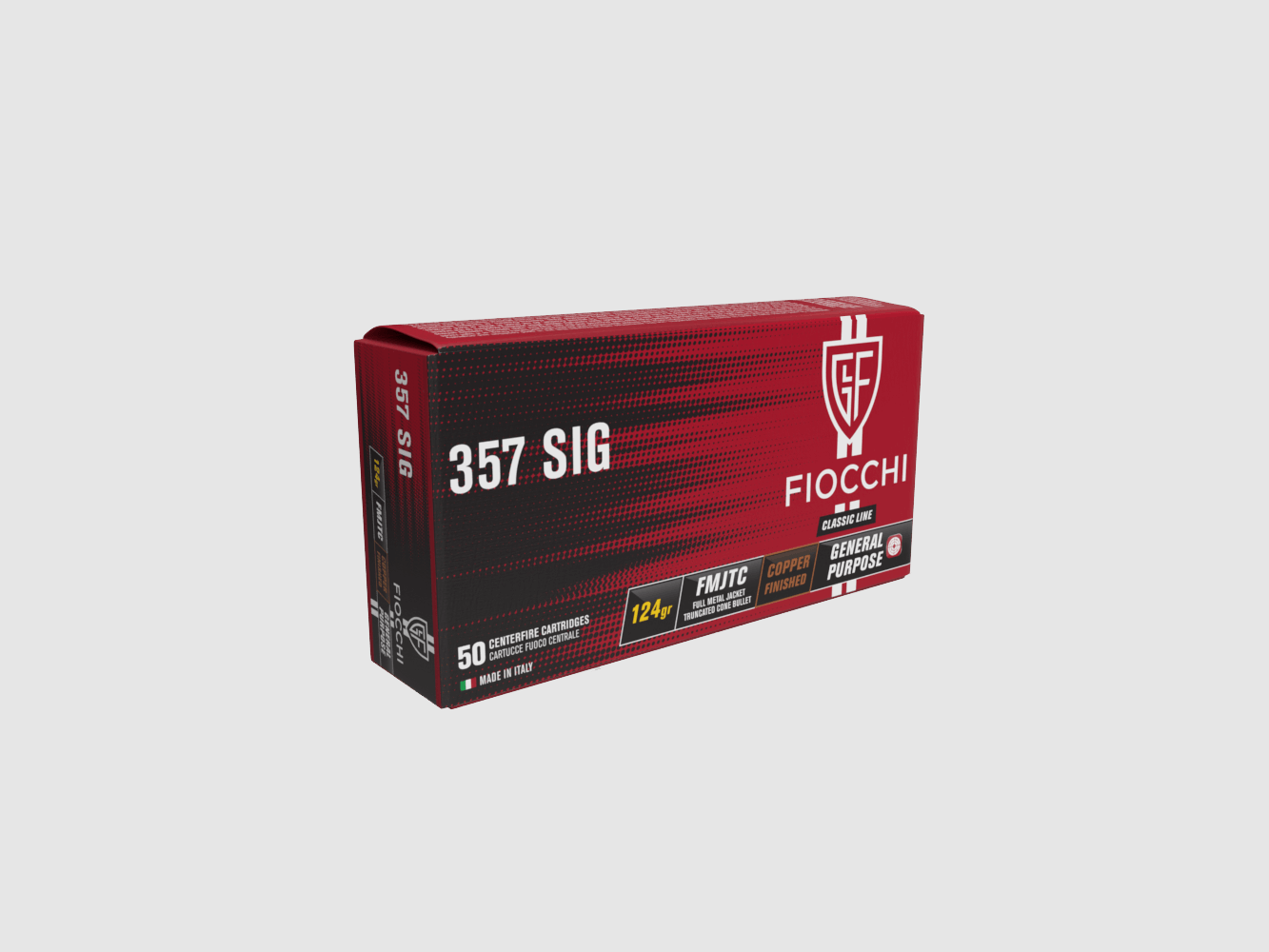 FIOCCHI .357 SIG FMJ Flat 8,04g/124gr.