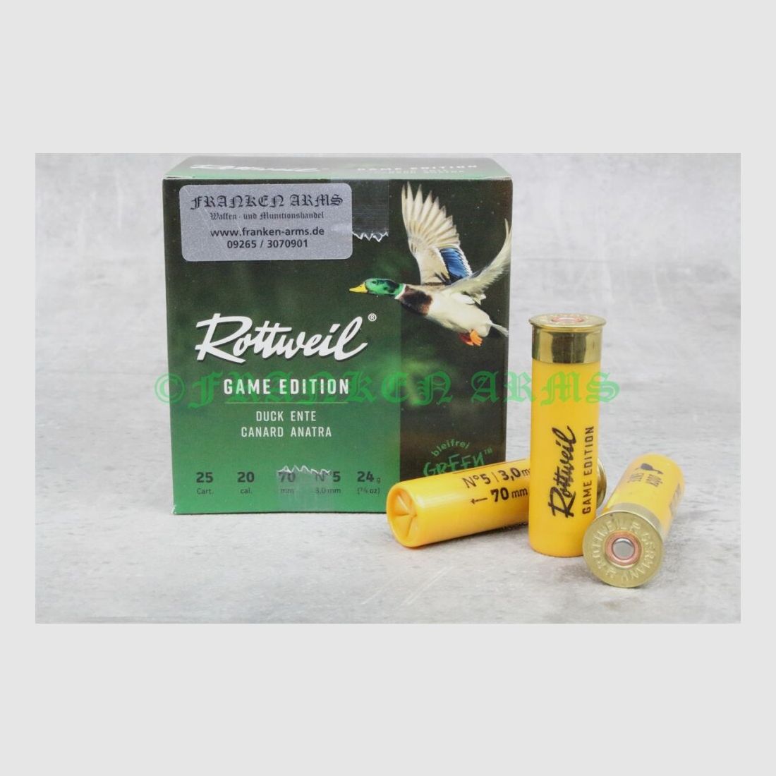 Rottweil Game Edition ENTE 20/70 3,0mm 25StückRottweil Game Edition ENTE 20