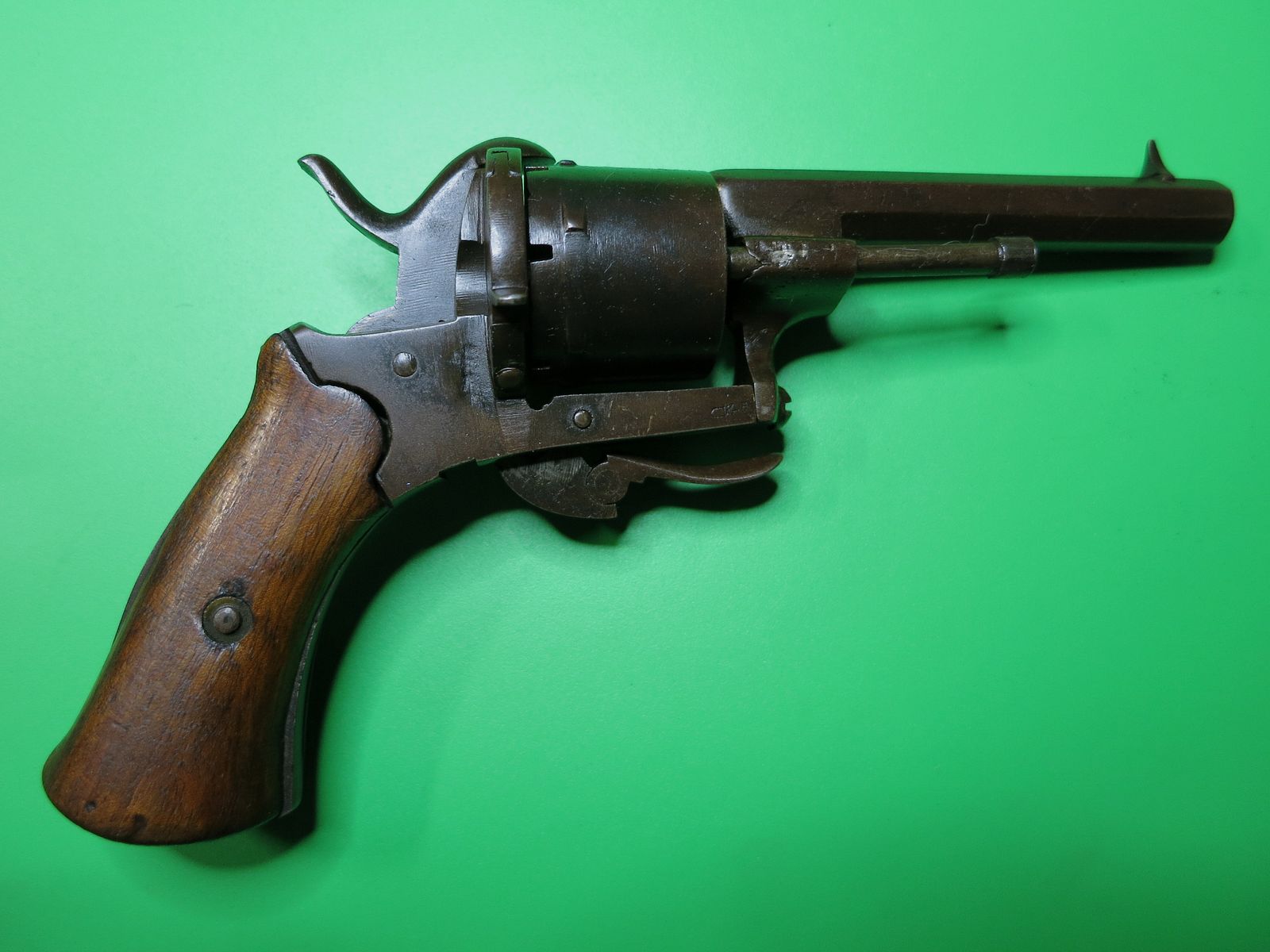 Revolver, Lefaucheux-Stiftfeuerrevolver M1854, Kal. 7 mm, Zivileproduktion     #83