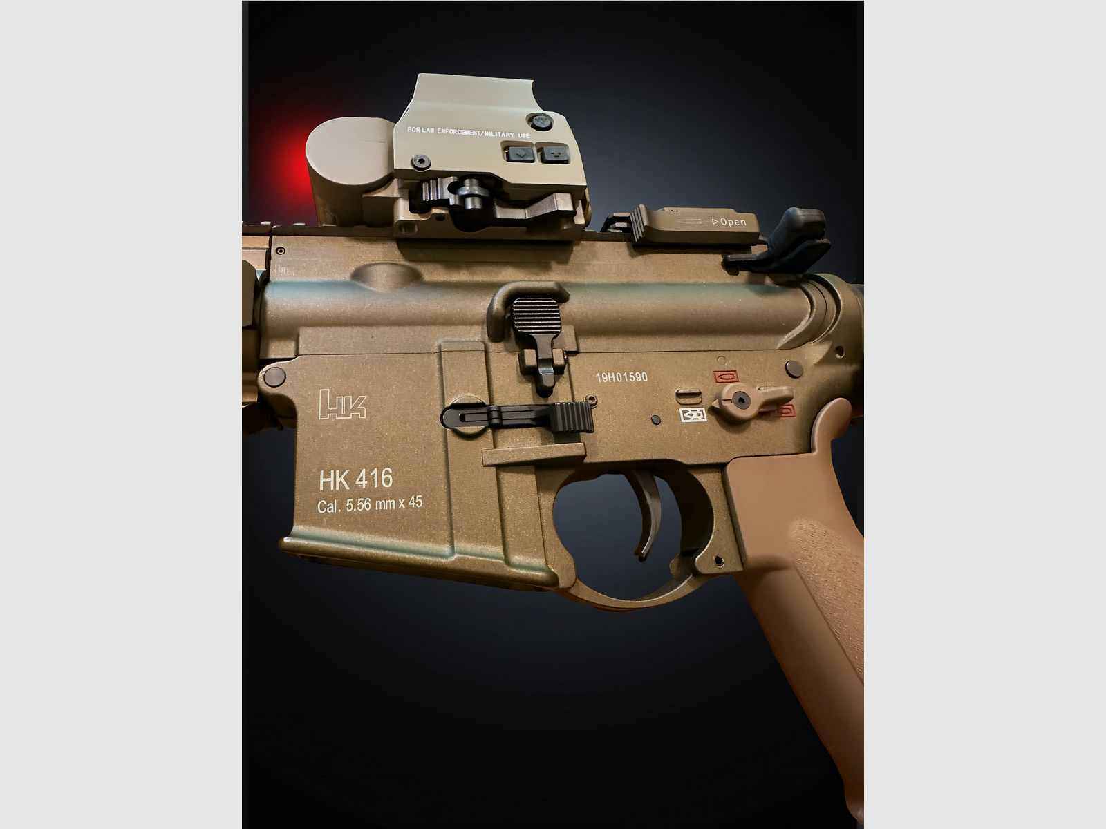 VFC HK416 Supreme (non giocato) – Full tuning + Set completo in RAL con borsa e accessori