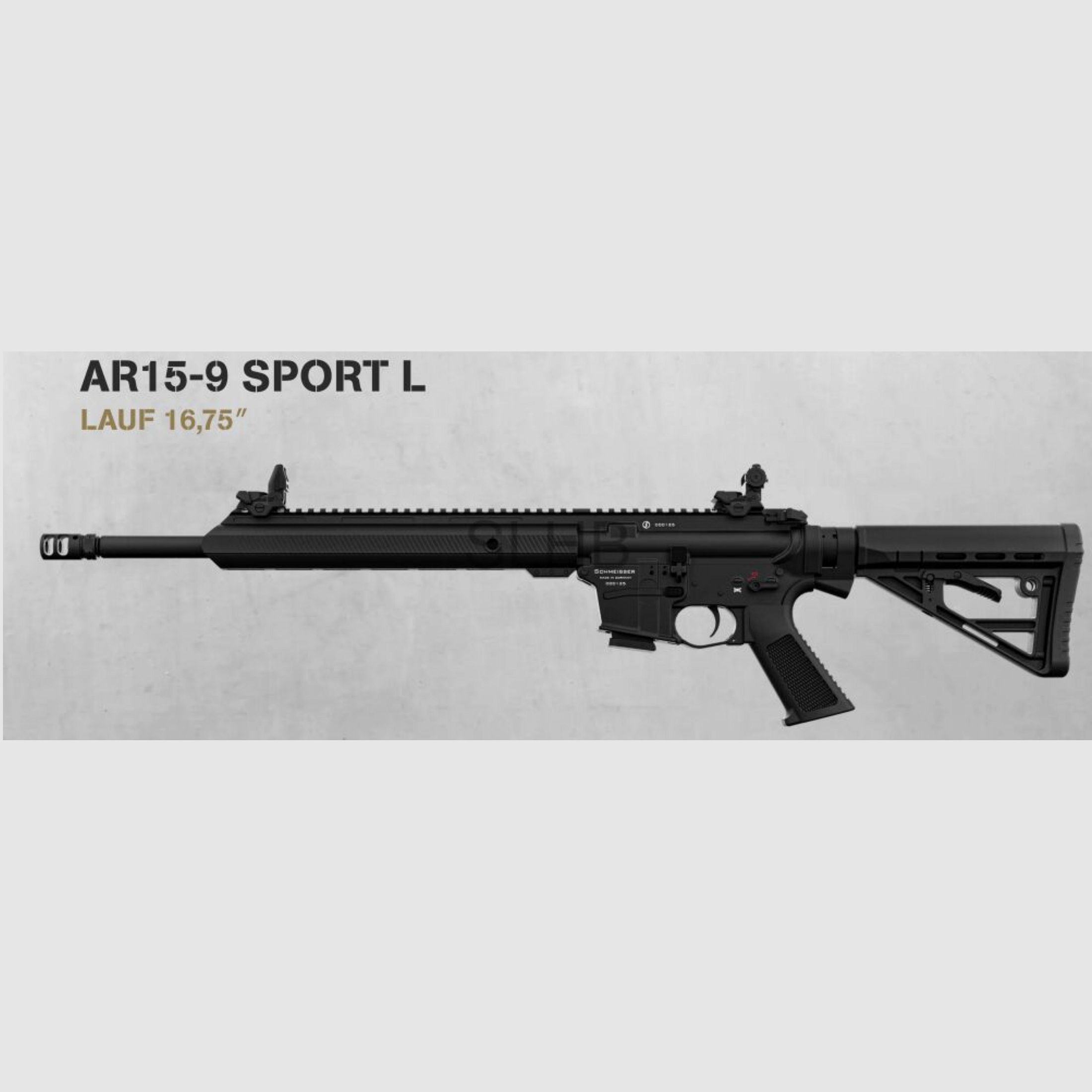 Schmeisser AR15 9mm Sport L (16,75')