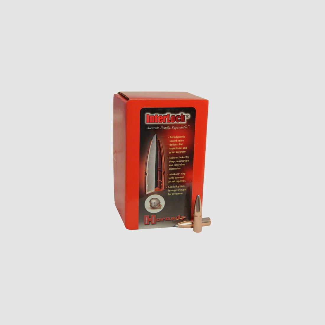 Hornady Geschoss 6,8mm/.270/.277 SP 150GR 100 Stück