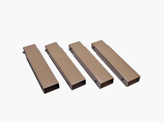 Disc-O-Bed Feldbett Bein Verlängerung beige 4er Set