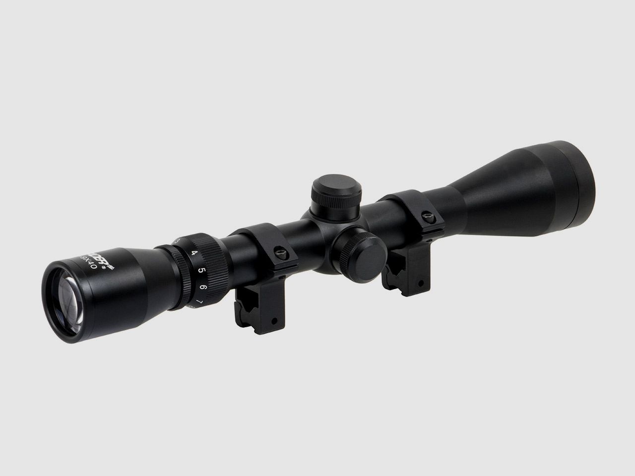 Zielfernrohr Leader 3-9x40 Duplex Absehen 1 Zoll Tubus mit Ringmontagen fĂĽr 11 mm Prismenschiene