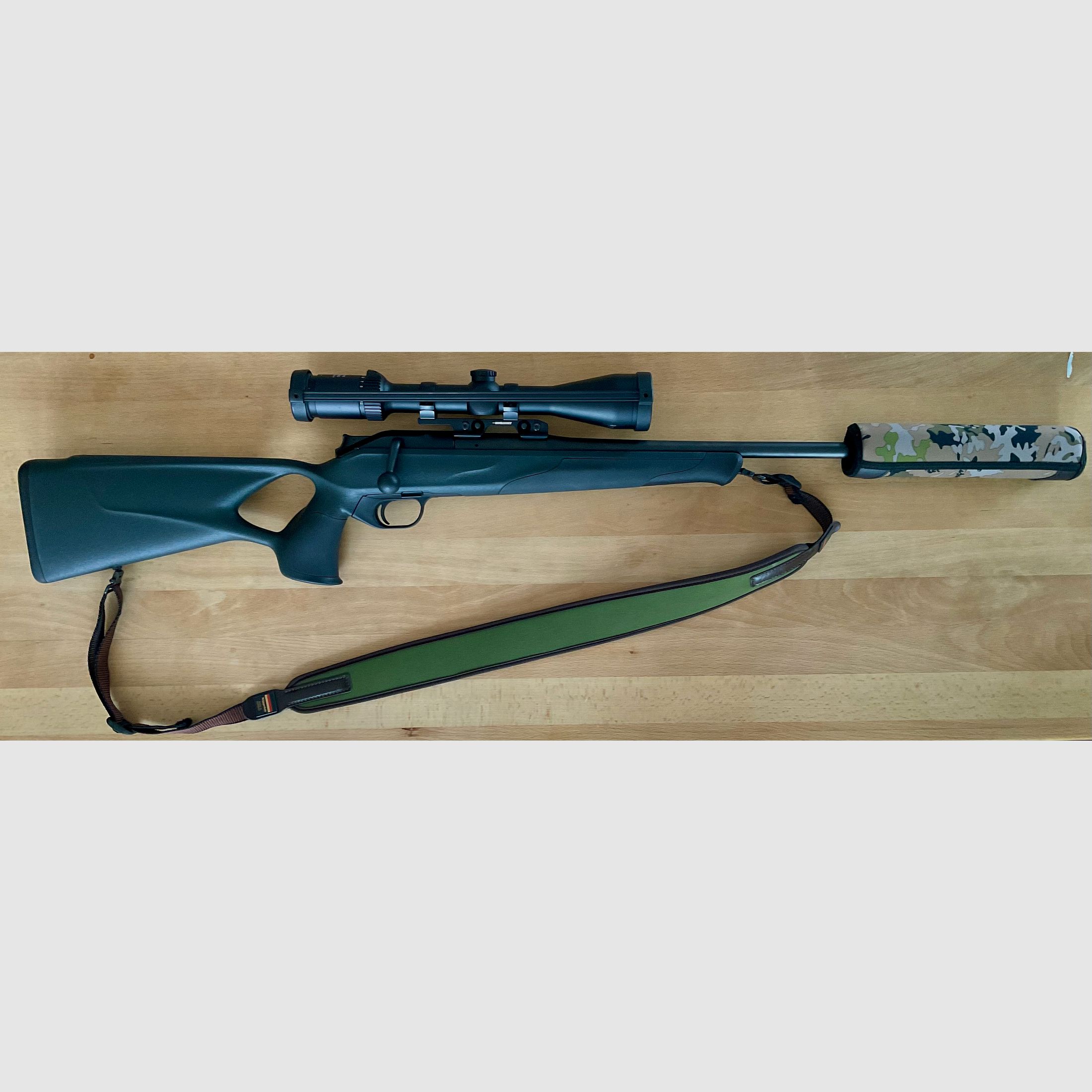 Blaser R8 Professional  Success (Kal. 8x57 IS) + Meopta R2 2-12x50 + Sattelmontage + Mauser Schalldämpfer