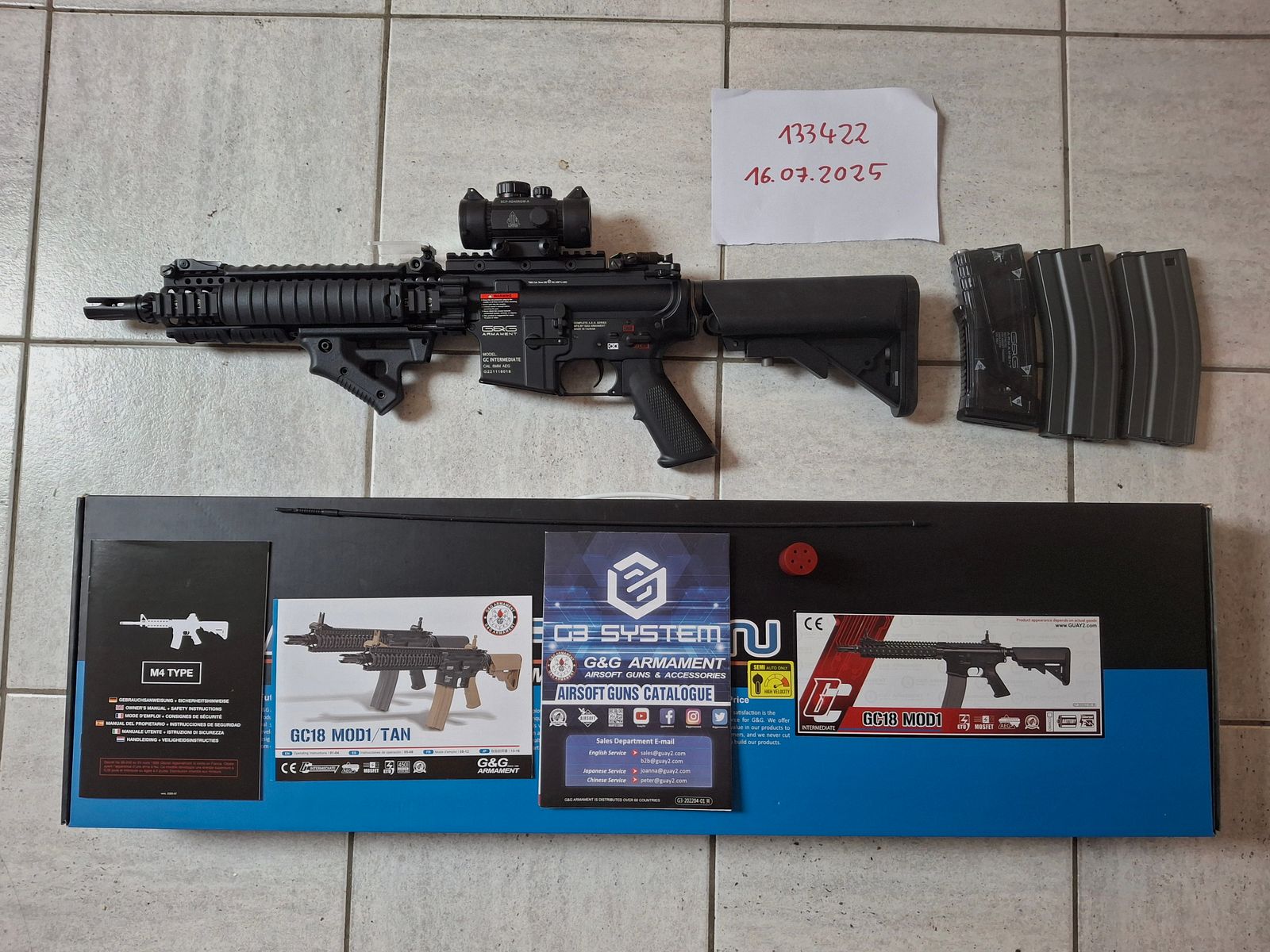 G&G GC18 Mod1 Airsoft S-AEG Gewehr in Top Zustand
