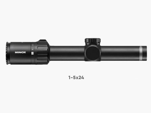 Minox 80107662 Uniwersalne lunetę celowniczą 1-5x24 z podświetlaną siatką 4 w 2 płaszczyznach obrazu