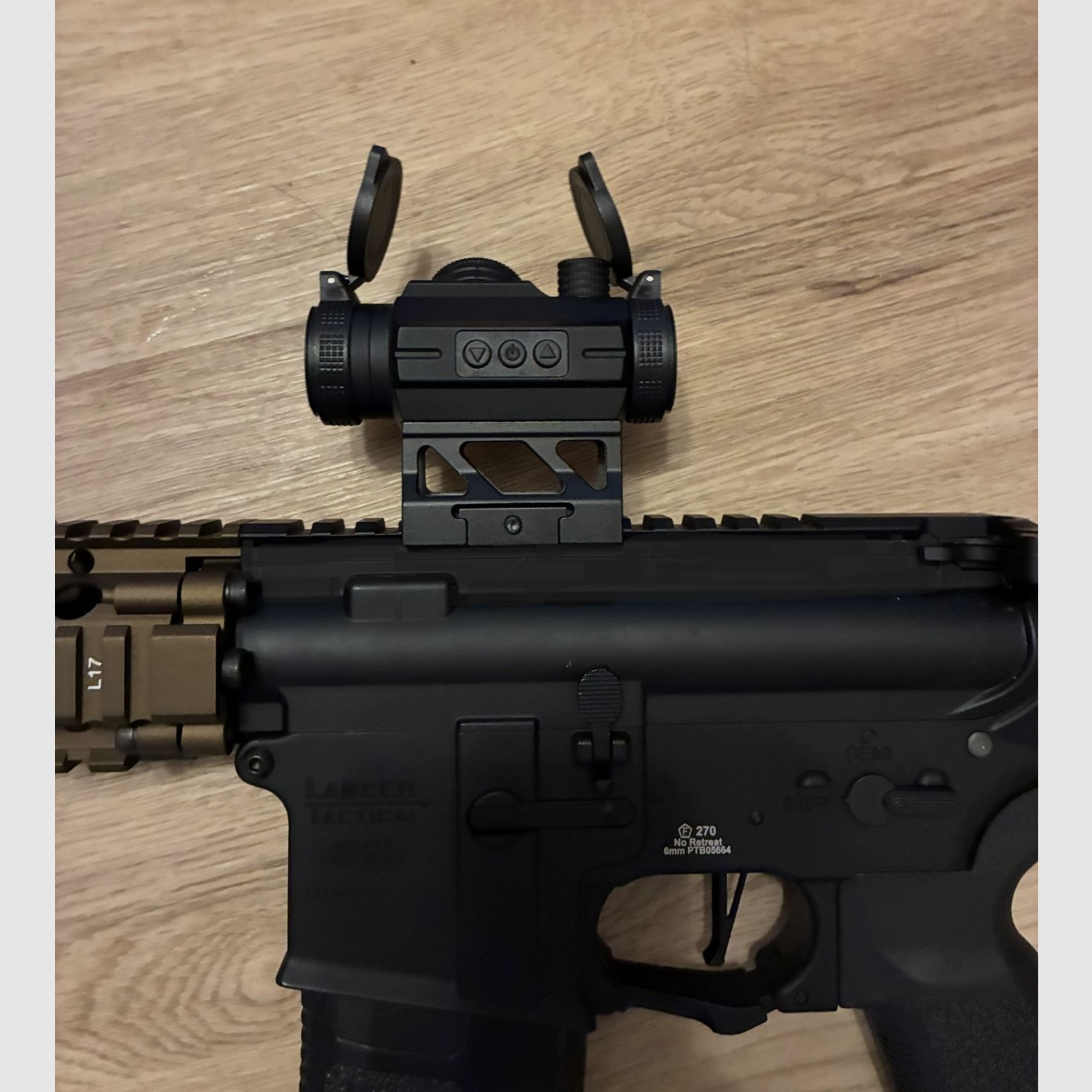 Lancer MK18 Gen3 New Version w/ ETU Full Metal (S)AEG, Negro/Bronce