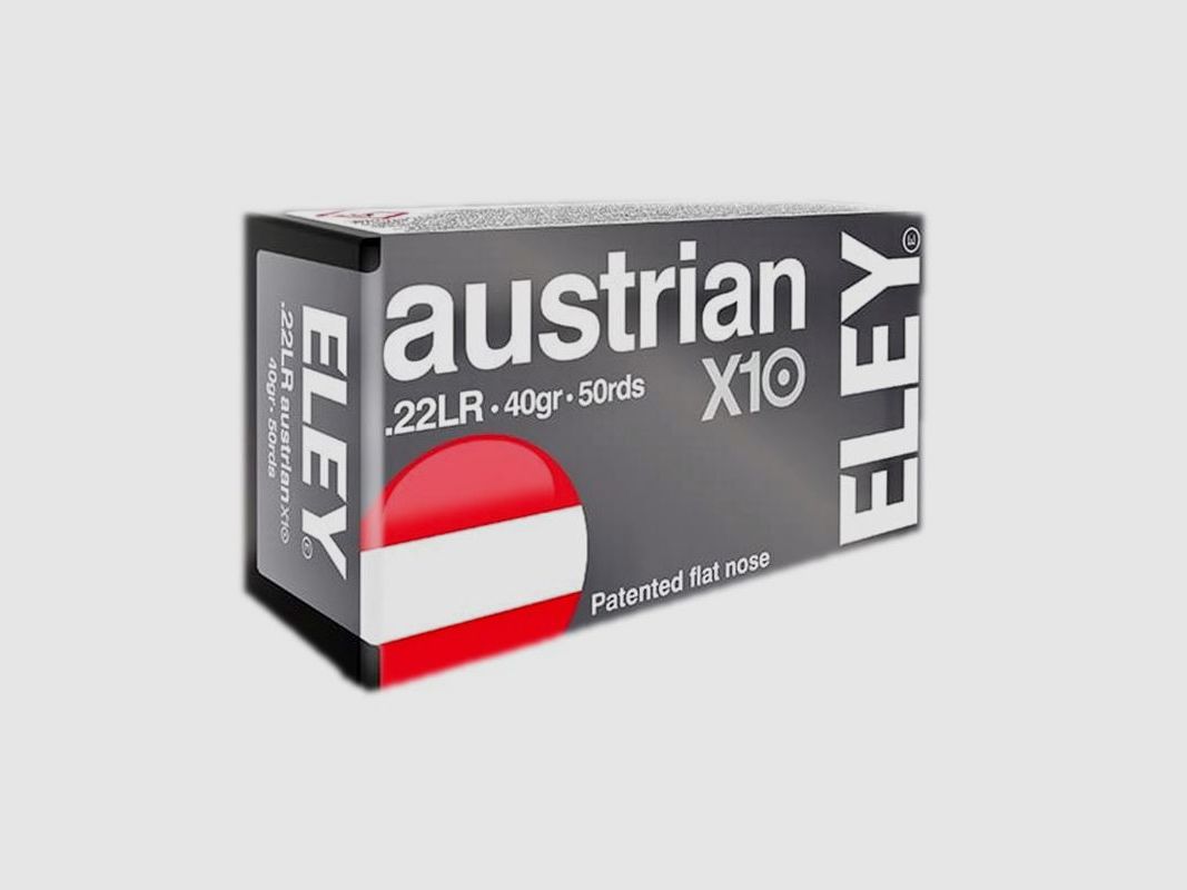 Eley .22 lr. Austrian X10 40gr, Bild 2 von 2