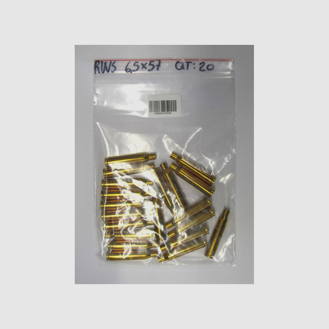 RWS CARTOUCHES Cal. 6,5X57 QT 20