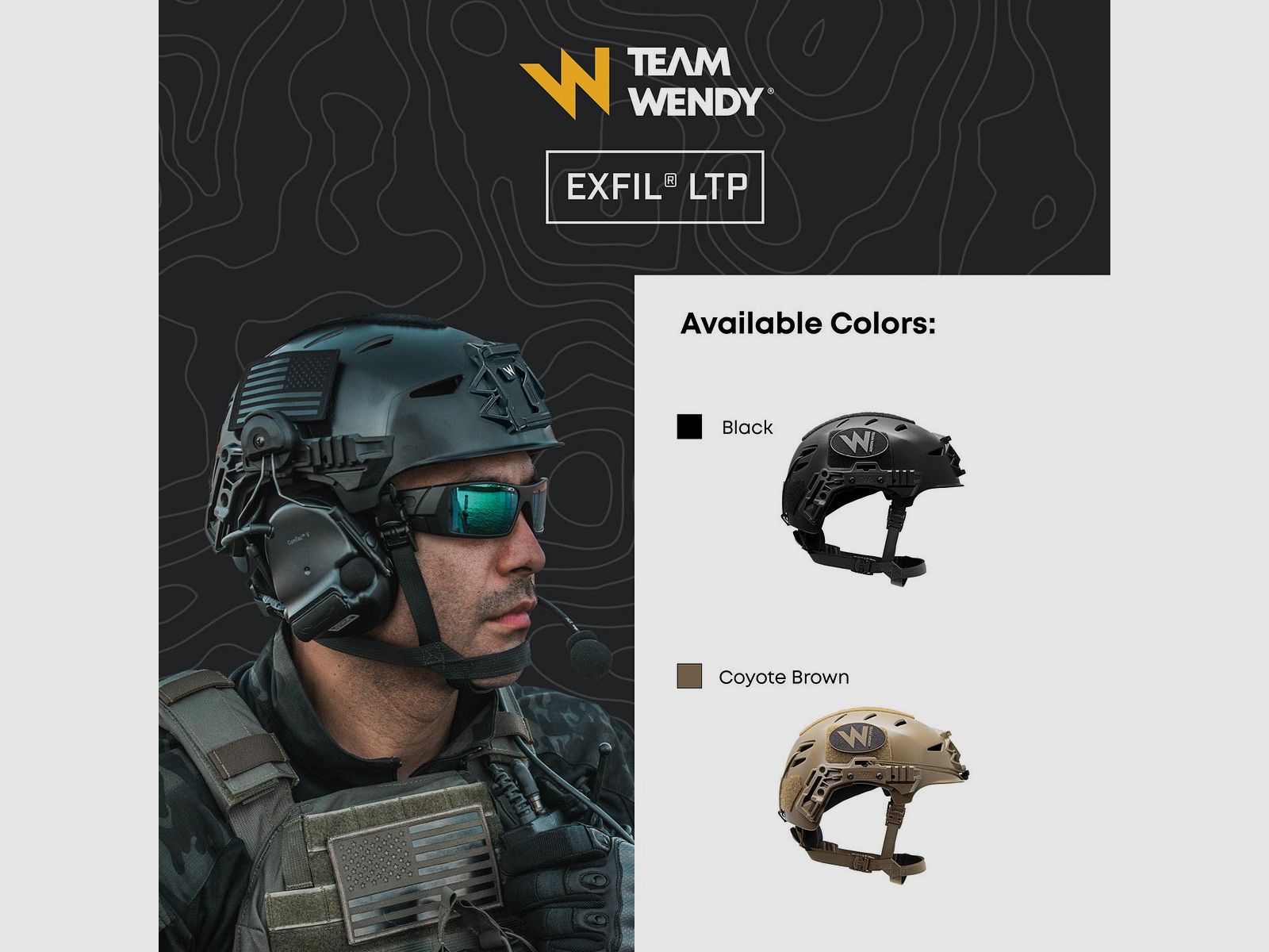 Team Wendy Helm Modell EXFIL LTP - Coyote Brown, Bild 7 von 8