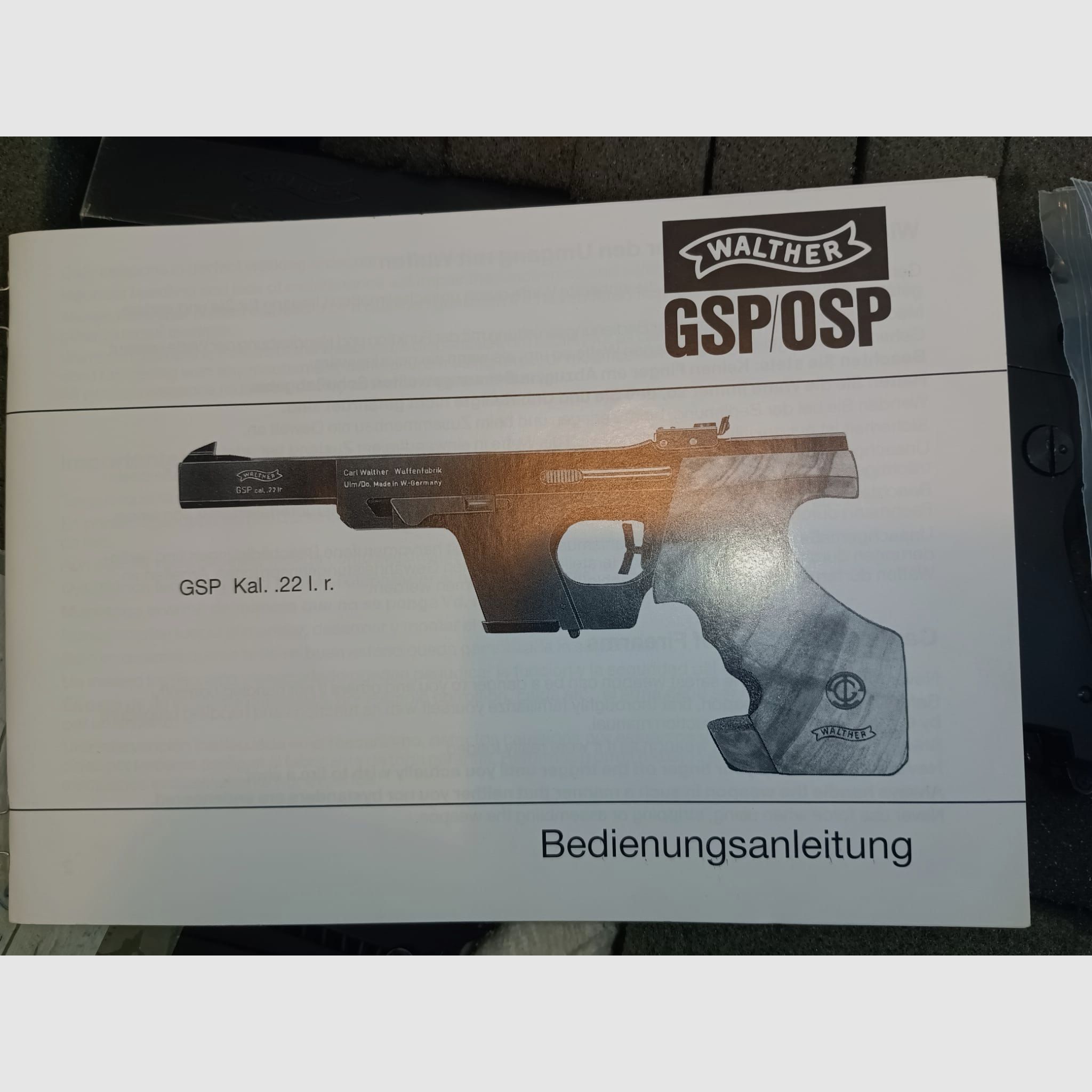 Walther GSP im cal.22 mit cal.32 WC Wechselsystem zzgl. Zubehör