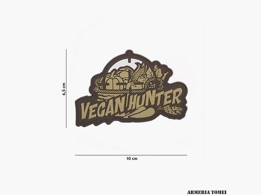 PATCH – 3D PVC VEGAN HUNTER COYOTE #8082