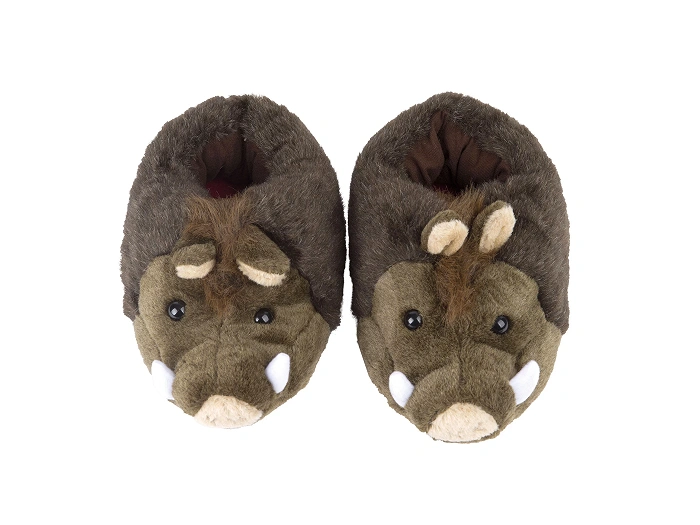 Chaussons en peluche Dzik Nature De Brenne, 37–39 M (444-008#37-39 M), image 1 sur 2