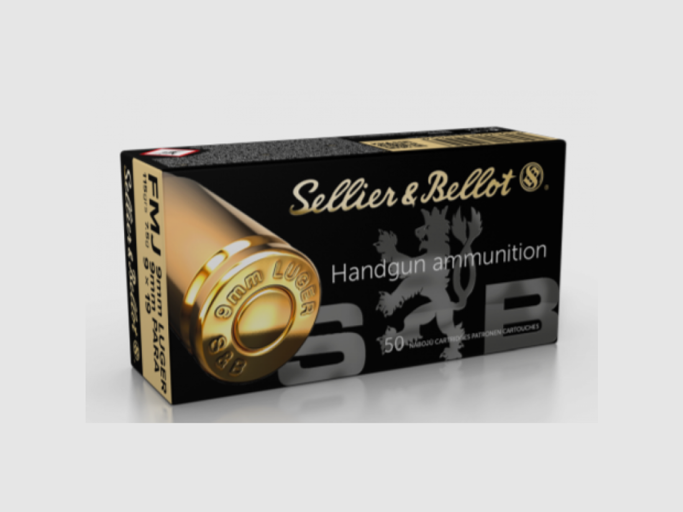 9mm Para S&B FMJ 115gr VE50