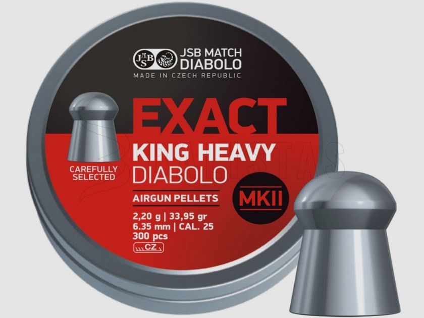 JSB Exact King Heavy, cal. 6.35