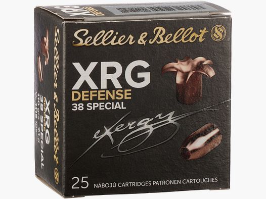 Sellier & Bellot .38 Spec. XRG Defense 7.1g/110grs.