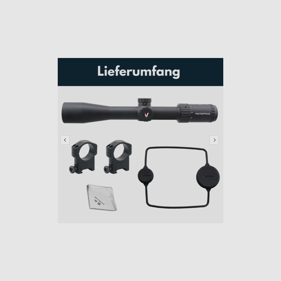 Victoptics OPSL31 S4 Zielfernrohr 3-12x40 - für 21mm Picatinny/Weaver