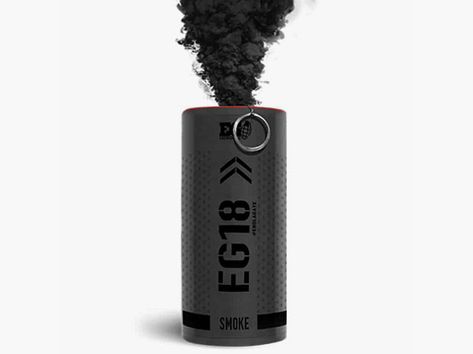 Enolagaye EG18 High Output Smoke Grenade with Pull Fuse (black)