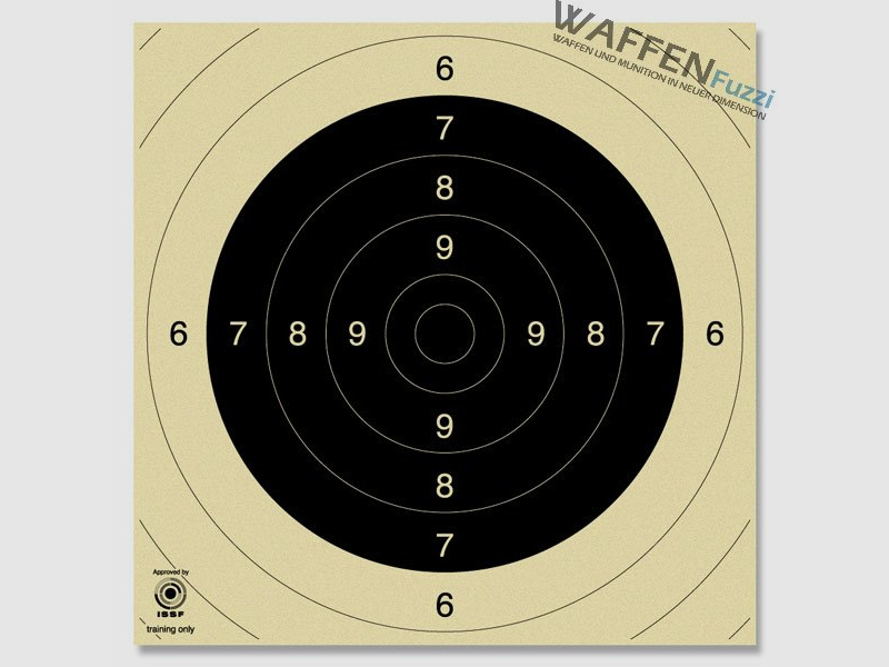 Espejo de pistola espejo KK 100 m espejo BDS para 100 m, 26 x 26 cm, 50 uds.