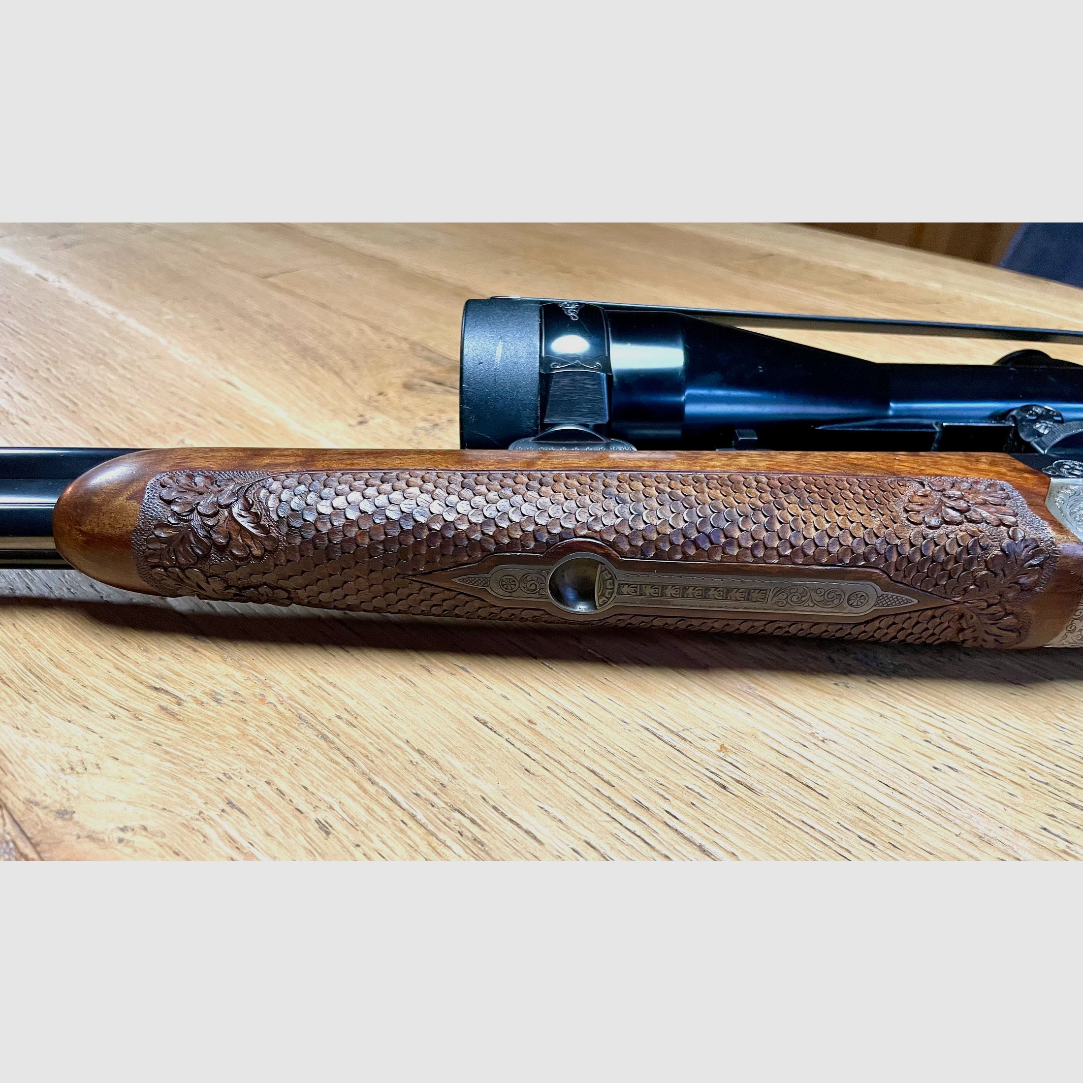 Bohrfanzoj Ferlach 16/70 - 7x65 R - 5.6x50 R Mag with ZF Zeiss Diavari Z 2.5-10x52 T