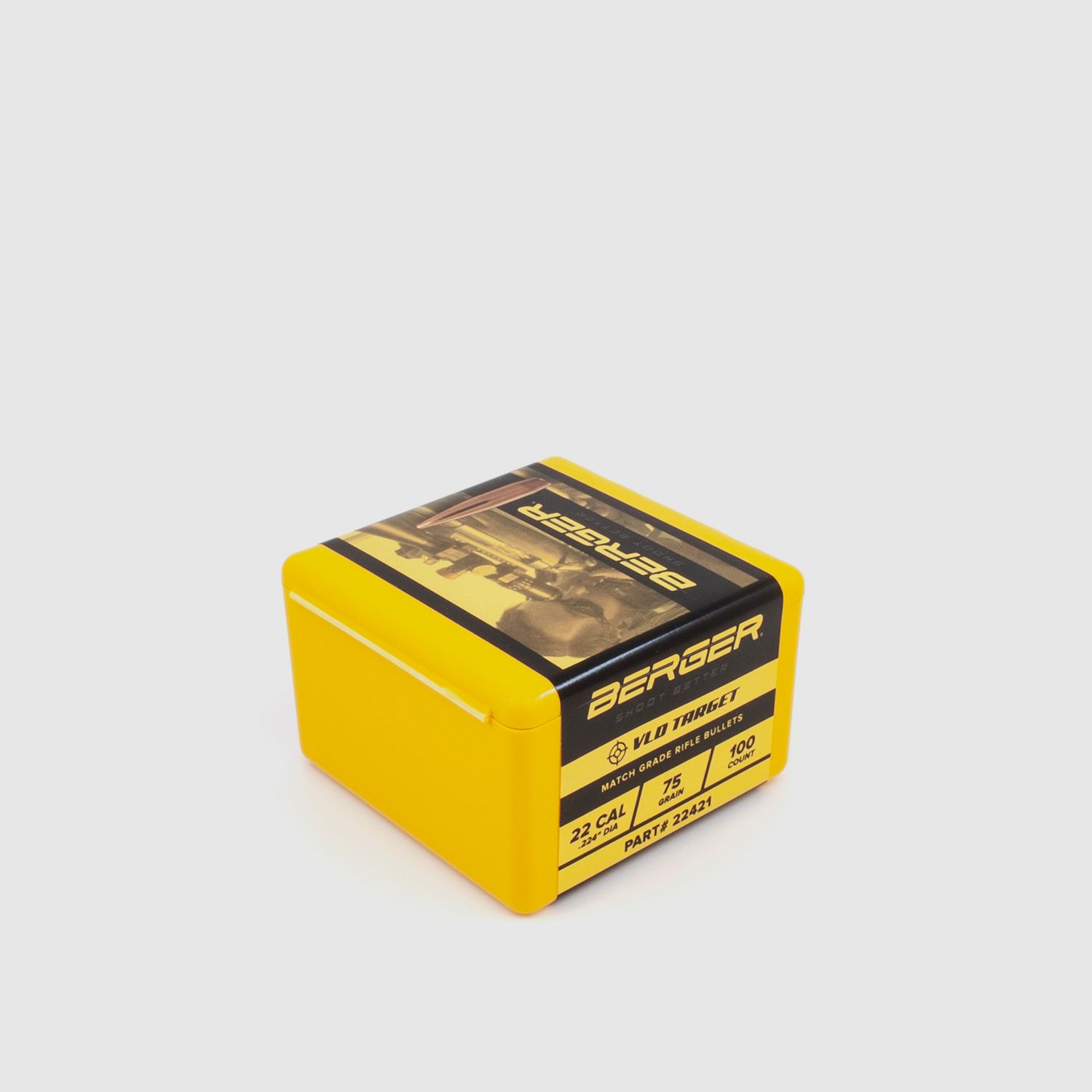 Berger Geschoss .22 VLD Target 75GR 100 Stück