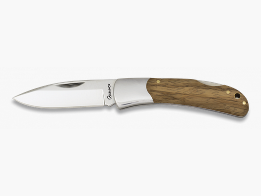 Coltello pieghevole Albainox in legno zebrano. Lama 7,8 cm
