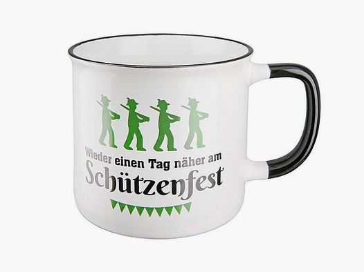 Gilde Keramik Tasse Wieder einen Tag näher am Schützenfest